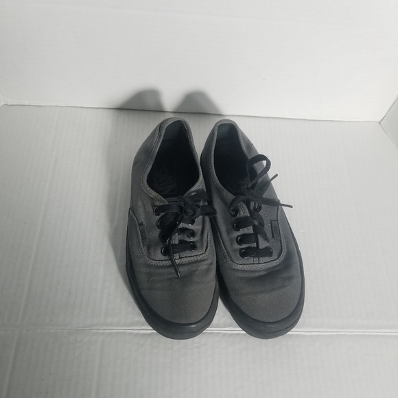 VANS UNISEX GRAY CANVAS SNEAKERS SIZE WOMEN'S 5.5 MEN'S 4 - Picture 6 of 14